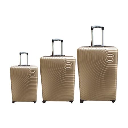 Set De 3 Valises Trolley Rigide "MNK"
