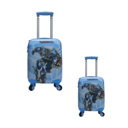 Skip to the beginning of the images gallery Set 2 Valises Trolley Rigide "Transformers" (Moyenne & Cabine)